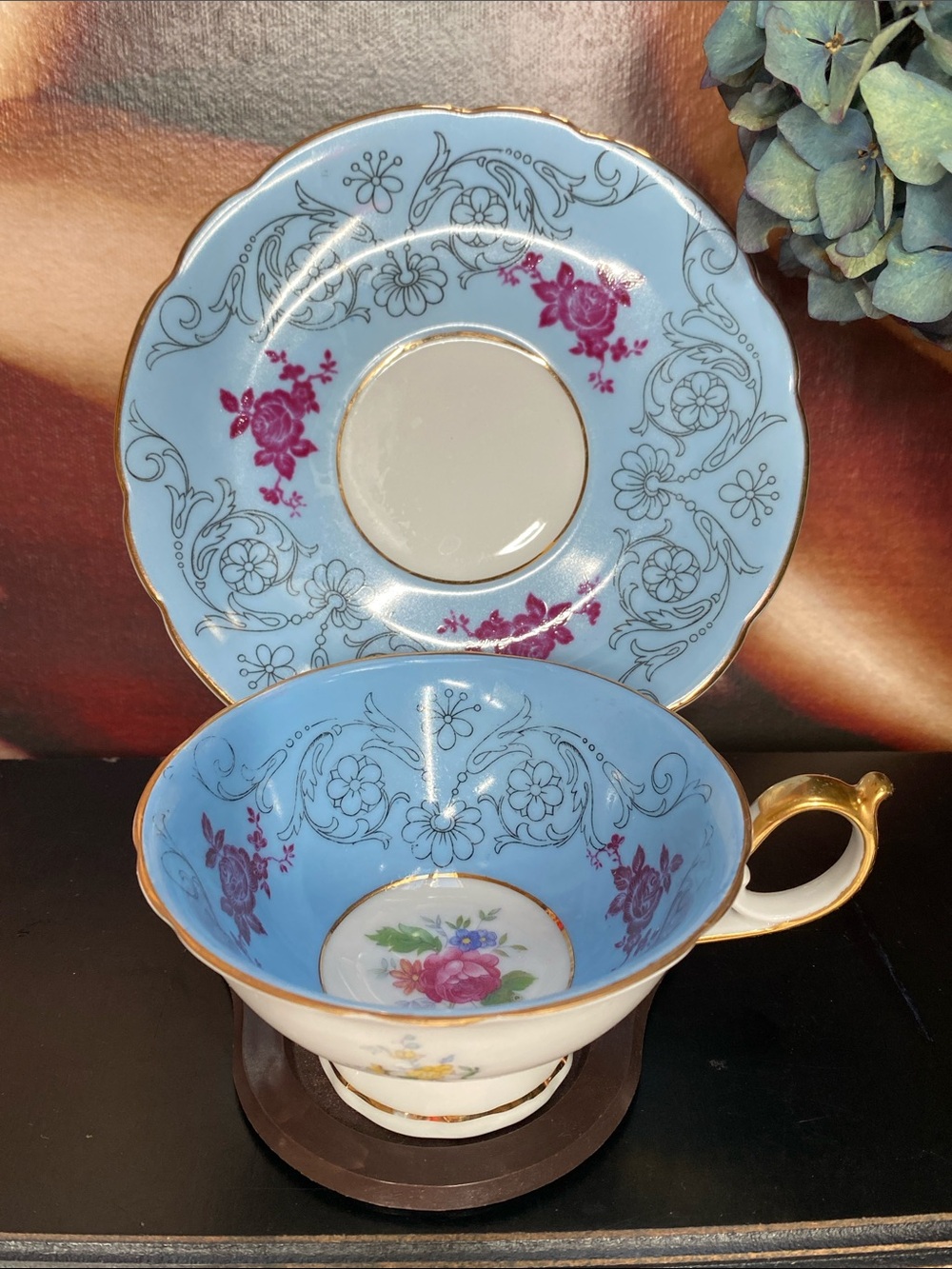 1950’s Vintage Royal Bayreuth Teacup and Saucer